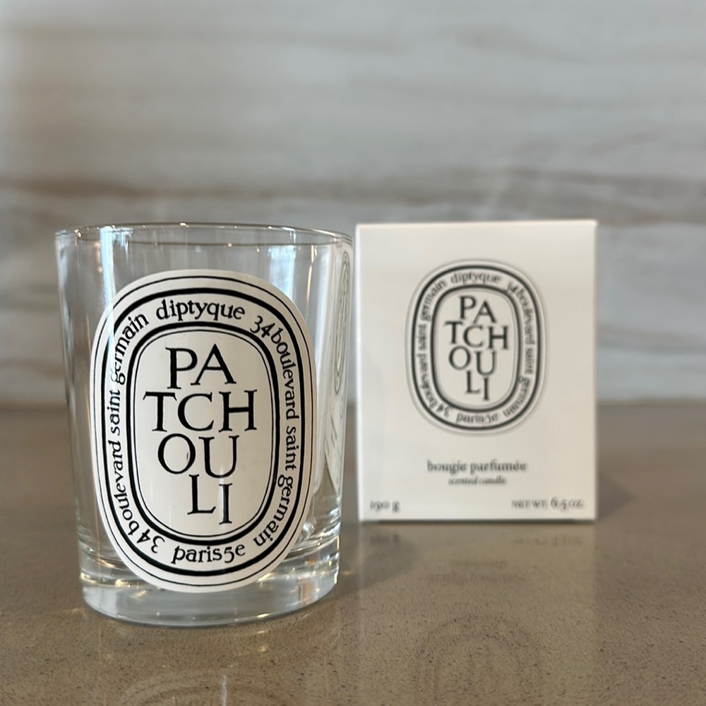Patchouli cleaned jar & box